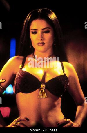 Salma Hayek Film: From Dusk Till Dawn (USA 1996) Characters: Santanico Pandemonium  Director: Robert Rodriguez 19 January 1996   **WARNING** This Photograph is for editorial use only and is the copyright of LOS HOOLIGANS PRODUCTIONS and/or the Photographer assigned by the Film or Production Company and can only be reproduced by publications in conjunction with the promotion of the above Film. A Mandatory Credit To LOS HOOLIGANS PRODUCTIONS is required. The Photographer should also be credited when known. No commercial use can be granted without written authority from the Film Company. Stock Photo