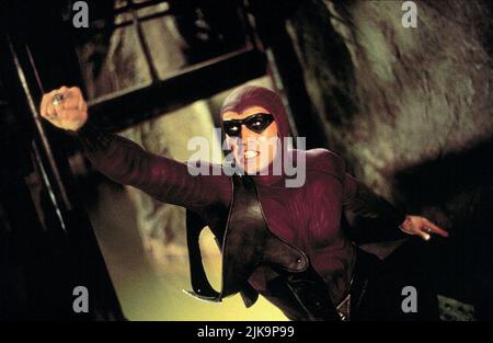 Billy Zane Film: The Phantom (1996) Characters: The Phantom  Director: Simon Wincer 07 June 1996   **WARNING** This Photograph is for editorial use only and is the copyright of PARAMOUNT and/or the Photographer assigned by the Film or Production Company and can only be reproduced by publications in conjunction with the promotion of the above Film. A Mandatory Credit To PARAMOUNT is required. The Photographer should also be credited when known. No commercial use can be granted without written authority from the Film Company. Stock Photo