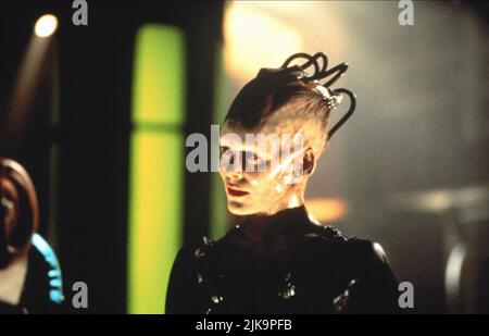 STAR TREK: FIRST CONTACT, Alice Krige, (as the Borg Queen attaches her ...