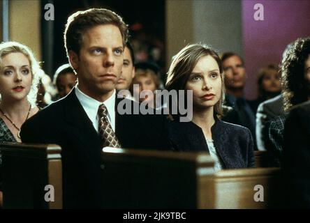 Greg Germann & Calista Flockhart Television: Ally Mcbeal (TV-Serie) Characters: Richard Fish,Ally McBeal  Usa 1997-2002, 08 September 1997   **WARNING** This Photograph is for editorial use only and is the copyright of 20TH CENTURY FOX TELEVISION and/or the Photographer assigned by the Film or Production Company and can only be reproduced by publications in conjunction with the promotion of the above Film. A Mandatory Credit To 20TH CENTURY FOX TELEVISION is required. The Photographer should also be credited when known. No commercial use can be granted without written authority from the Film C Stock Photo