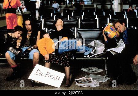 Johnny Galecki, Andrew Lawrence & Peter Macnicol Film: Bean (UK/USA 1997) Characters: Stingo Wheelie,Kevin Langley,David Langley  Director: Mel Smith 03 July 1997   **WARNING** This Photograph is for editorial use only and is the copyright of WORKING TITLE and/or the Photographer assigned by the Film or Production Company and can only be reproduced by publications in conjunction with the promotion of the above Film. A Mandatory Credit To WORKING TITLE is required. The Photographer should also be credited when known. No commercial use can be granted without written authority from the Film Compa Stock Photo