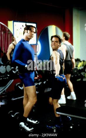 Will Ferrell & Chris Kattan Film: A Night At The Roxbury (1996) Characters: Steve Butabi & Doug Butabi  Director: John Fortenberry 01 October 1998   **WARNING** This Photograph is for editorial use only and is the copyright of PARAMOUNT and/or the Photographer assigned by the Film or Production Company and can only be reproduced by publications in conjunction with the promotion of the above Film. A Mandatory Credit To PARAMOUNT is required. The Photographer should also be credited when known. No commercial use can be granted without written authority from the Film Company. Stock Photo