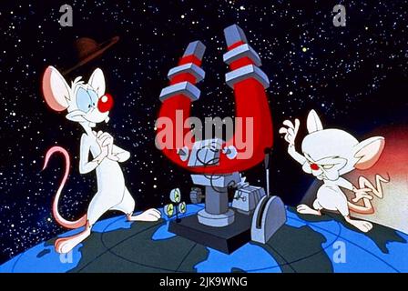 Pinky And The Brain Television: Pinky And The Brain (1995) Characters: AND  Director: Russell Calabrese 09 September 1995   **WARNING** This Photograph is for editorial use only and is the copyright of WARNER BROS TV and/or the Photographer assigned by the Film or Production Company and can only be reproduced by publications in conjunction with the promotion of the above Film. A Mandatory Credit To WARNER BROS TV is required. The Photographer should also be credited when known. No commercial use can be granted without written authority from the Film Company. Stock Photo