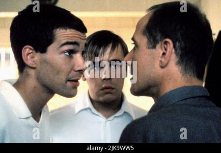 Arno Frisch, Frank Giering & Ulrich Mühe Film: Funny Games (AT 1997) Characters: Paul,Peter & Georg  Director: Michael Haneke 14 May 1997   **WARNING** This Photograph is for editorial use only and is the copyright of WEGA FILM and/or the Photographer assigned by the Film or Production Company and can only be reproduced by publications in conjunction with the promotion of the above Film. A Mandatory Credit To WEGA FILM is required. The Photographer should also be credited when known. No commercial use can be granted without written authority from the Film Company. Stock Photo