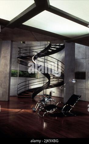 Spiral Staircase Film: Gattaca (1997)   Director: Andrew Niccol 07 September 1997   **WARNING** This Photograph is for editorial use only and is the copyright of COLUMBIA and/or the Photographer assigned by the Film or Production Company and can only be reproduced by publications in conjunction with the promotion of the above Film. A Mandatory Credit To COLUMBIA is required. The Photographer should also be credited when known. No commercial use can be granted without written authority from the Film Company. Stock Photo