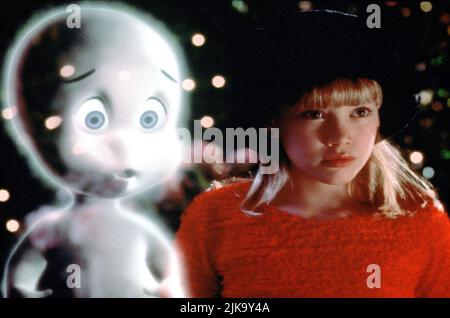 Casper & Hilary Duff Film: Casper Meets Wendy (1998) Characters: Wendy  Director: Sean Mcnamara 08 September 1998   **WARNING** This Photograph is for editorial use only and is the copyright of 20 CENTURY FOX and/or the Photographer assigned by the Film or Production Company and can only be reproduced by publications in conjunction with the promotion of the above Film. A Mandatory Credit To 20 CENTURY FOX is required. The Photographer should also be credited when known. No commercial use can be granted without written authority from the Film Company. Stock Photo