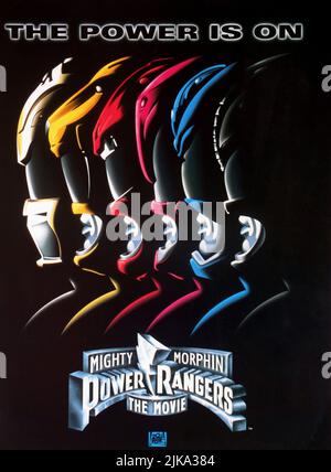 Film Poster Film: Mighty Morphin Power Rangers: The Movie (USA/AUS/JP 1995)   Director: Bryan Spicer 30 June 1995   **WARNING** This Photograph is for editorial use only and is the copyright of 20TH CENTURY FOX and/or the Photographer assigned by the Film or Production Company and can only be reproduced by publications in conjunction with the promotion of the above Film. A Mandatory Credit To 20TH CENTURY FOX is required. The Photographer should also be credited when known. No commercial use can be granted without written authority from the Film Company. Stock Photo