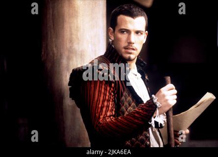 Ben Affleck Film: Shakespeare In Love (USA 1998) Characters: Ned Alley  Director: John Madden 03 December 1998   **WARNING** This Photograph is for editorial use only and is the copyright of UNIVERSAL and/or the Photographer assigned by the Film or Production Company and can only be reproduced by publications in conjunction with the promotion of the above Film. A Mandatory Credit To UNIVERSAL is required. The Photographer should also be credited when known. No commercial use can be granted without written authority from the Film Company. Stock Photo