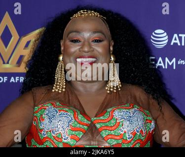 LOS ANGELES - JUL 31:  Koshie Mills at the Heirs of Afrika 5th Annual International Women of Power Awards at the Sheraton Grand Hotel on July 31, 2022 in Los Angeles, CA Stock Photo