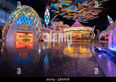 Doha Oasis Theme Park Msheireb Downtown. Doha quest Stock Photo - Alamy