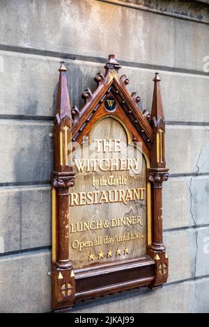 Edinburgh restaurant,The Witchery by the Castle located on the Royal Mile,Edinburgh,Scotland,UK Stock Photo