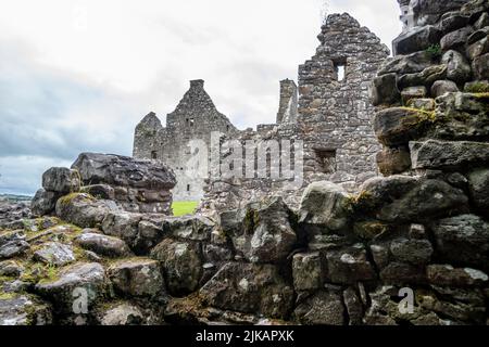 The beautiful Tully Castle by Enniskillen, County Fermanagh inNorthern Ireland. Stock Photo