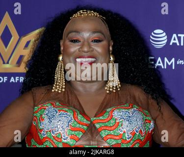 LOS ANGELES - JUL 31:  Koshie Mills at the Heirs of Afrika 5th Annual International Women of Power Awards at the Sheraton Grand Hotel on July 31, 2022 in Los Angeles, CA (Photo by Katrina Jordan/Sipa USA) Stock Photo