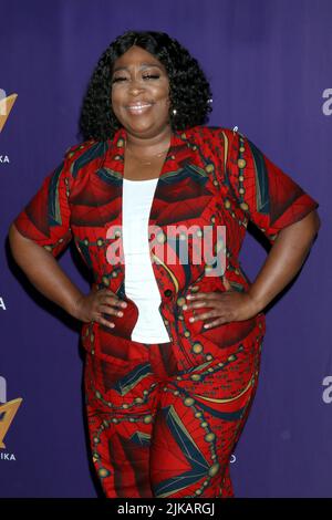 LOS ANGELES - JUL 31:  Loni Love at the Heirs of Afrika 5th Annual International Women of Power Awards at the Sheraton Grand Hotel on July 31, 2022 in Los Angeles, CA (Photo by Katrina Jordan/Sipa USA) Stock Photo