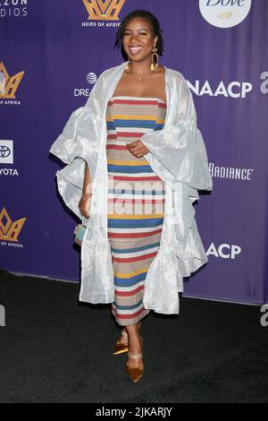 LOS ANGELES - JUL 31:  Vanessa Mbonu at the Heirs of Afrika 5th Annual International Women of Power Awards at the Sheraton Grand Hotel on July 31, 2022 in Los Angeles, CA (Photo by Katrina Jordan/Sipa USA) Stock Photo