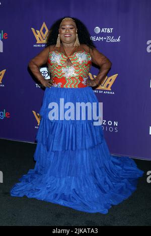 Los Angeles, USA. 31st July, 2022. LOS ANGELES - JUL 31: Koshie Mills at the Heirs of Afrika 5th Annual International Women of Power Awards at the Sheraton Grand Hotel on July 31, 2022 in Los Angeles, CA (Photo by Katrina Jordan/Sipa USA) Credit: Sipa USA/Alamy Live News Stock Photo