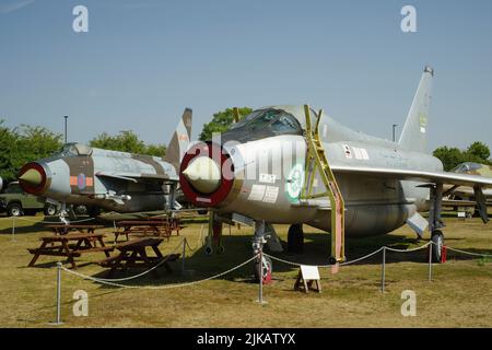 English Electric/BAC Lightning T55, 55-713, Midland Air Museum, Coventry, Stock Photo