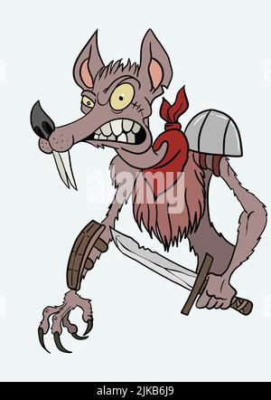 A monstrous rogue rat Stock Photo