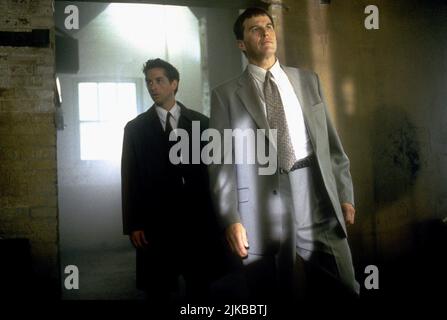 Michael Easton & Karl Pruner Film: Total Recall 2070 (TV-Serie) Characters: David Hume & Ian Farve  Usa/Can/De 1999, 05 January 1999   **WARNING** This Photograph is for editorial use only and is the copyright of POLYGRAM TELEVISION and/or the Photographer assigned by the Film or Production Company and can only be reproduced by publications in conjunction with the promotion of the above Film. A Mandatory Credit To POLYGRAM TELEVISION is required. The Photographer should also be credited when known. No commercial use can be granted without written authority from the Film Company. Stock Photo