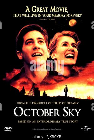 Jake Gyllenhaal & Laura Dern Poster Film: October Sky (1999) Characters: Homer Hickam, Miss Riley  Director: Joe Johnston 19 February 1999   **WARNING** This Photograph is for editorial use only and is the copyright of UNIVERSAL and/or the Photographer assigned by the Film or Production Company and can only be reproduced by publications in conjunction with the promotion of the above Film. A Mandatory Credit To UNIVERSAL is required. The Photographer should also be credited when known. No commercial use can be granted without written authority from the Film Company. Stock Photo