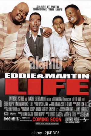 Eddie Murphy & Martin Lawrence Poster Film: Life (1999) Characters ...