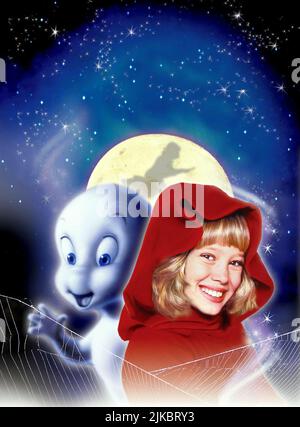 Casper & Hilary Duff Film: Casper Meets Wendy (1998) Characters: Wendy  Director: Sean Mcnamara 08 September 1998   **WARNING** This Photograph is for editorial use only and is the copyright of 20 CENTURY FOX and/or the Photographer assigned by the Film or Production Company and can only be reproduced by publications in conjunction with the promotion of the above Film. A Mandatory Credit To 20 CENTURY FOX is required. The Photographer should also be credited when known. No commercial use can be granted without written authority from the Film Company. Stock Photo