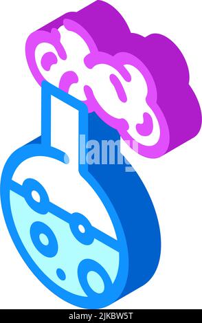 chemistry kids club isometric icon vector illustration Stock Vector