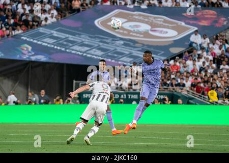 Real Madrid defender David Alaba (4) celebrates with midfielder ...