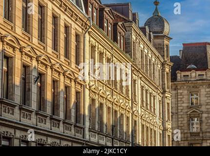 A classical renaissance building on a sunny day Stock Photo