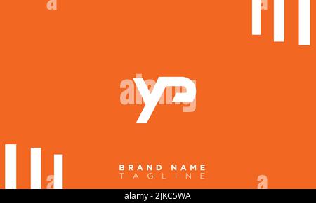 YP Alphabet letters Initials Monogram logo Stock Vector