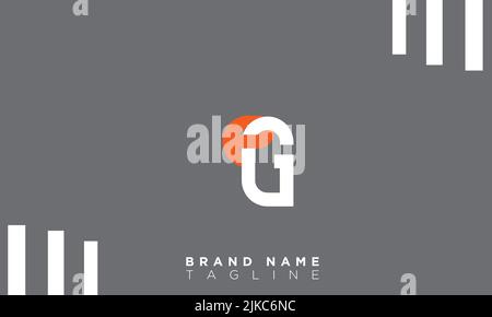 EG Alphabet letters Initials Monogram logo Stock Vector