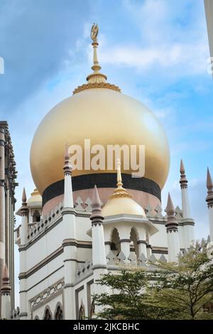 detail shot of Masjid Sultan in singapore  Stock Photo