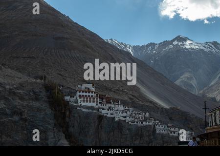 Diskit Monastery Also Called Deskit Gompa Dedicated To Lord Buddha Is Main Unique Tourist Attraction Of Nubra Valley At Ladakh Leh In India Stock Photo