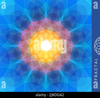 Abstract background with transparent colorful circles and ovals. Vector illustration for print, textile, fabric, package, wrapping or cover. Stock Vector