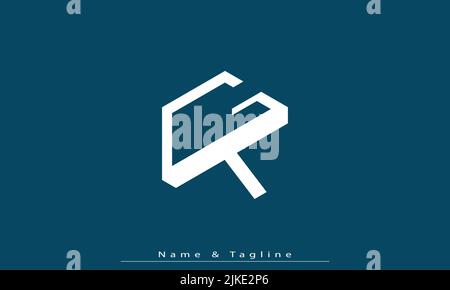 Alphabet letters Initials Monogram logo GT , TG Stock Vector