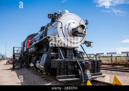 Arizona Railway Museum - Steam Locomotive 2562 Stock Photo