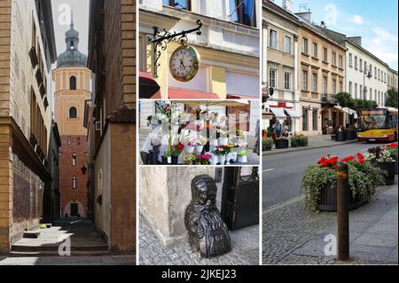 Warsaw, the capital of Poland with architecture ranging from Gothic churches and neoclassical buildings to Soviet-era blocks and modern skyscrapers. Stock Photo