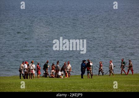 Old Fort Niagara State Historical Park, New York, Stock Photo