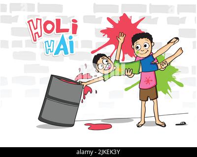 Beautiful Holi Drawing / Holi Festival Drawing/ Happy Holi Drawing Easy  Steps For Beginners - YouTube