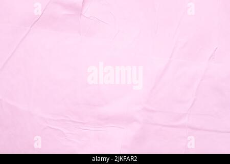 pink colored wet paper wrinkled texture background Stock Photo
