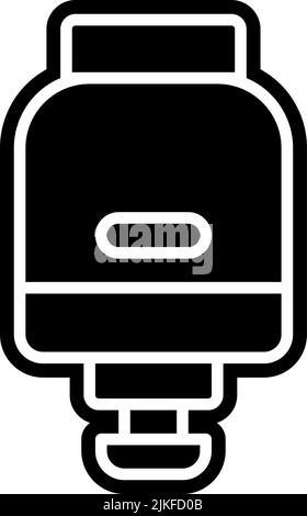 dripper icon black vector illustration. Stock Vector