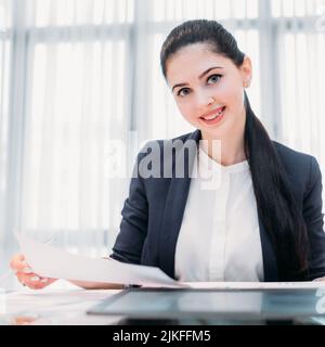 company recruiter business hr office manager job Stock Photo