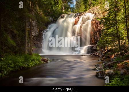 Stopfallet waterfall in Andersbodarna, Sweden Stock Photo