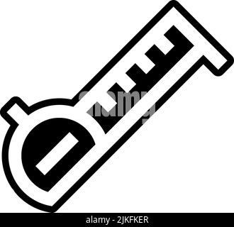 meter icon black vector illustration. Stock Vector