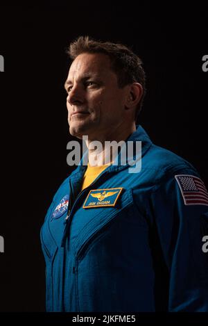 NASA Astronaut Josh Cassada poses for a portrait before his launch to the International Space Station as part of NASA's SpaceX Crew-5 mission. Photo by NASA via CNP/ABACAPRESS.COM Stock Photo