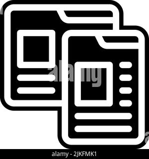 responsive icon black vector illustration. Stock Vector