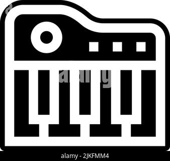 Open grand piano icon. Outline open grand piano vector icon for web ...