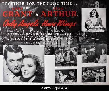 RICHARD BARTHELMESS RITA HAYWORTH ONLY ANGELS HAVE WINGS (1939 Stock