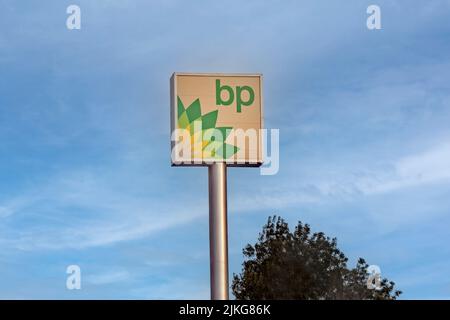 BP British Petroleum advertisement placed inside a NatGeo magazine ...