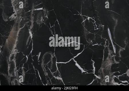 black color marble tile background for abstract texture Stock Photo